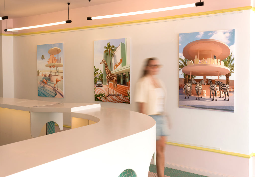 Exhibition of Paul Fuentes at Paradiso Art Hotel in Ibiza